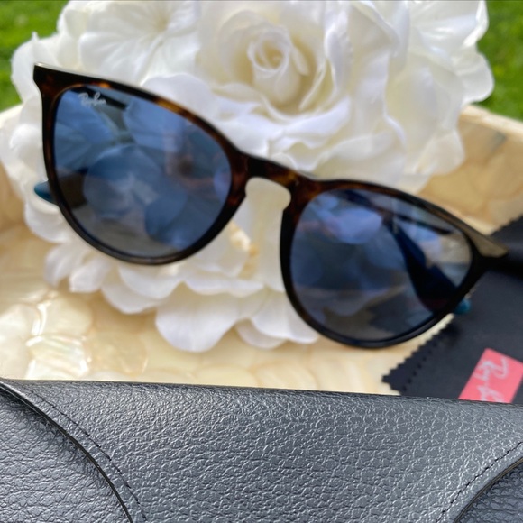 Ray Ban Erika Classic Brown Gradient Men's Eyeglasses - RB4171 Preowned - Picture 3 of 13